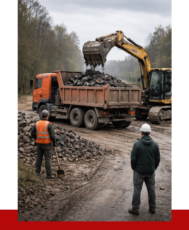 Вывоз асфальта в Гатчине от 4624 р. самосвалом ПРОНЕРУДГтч