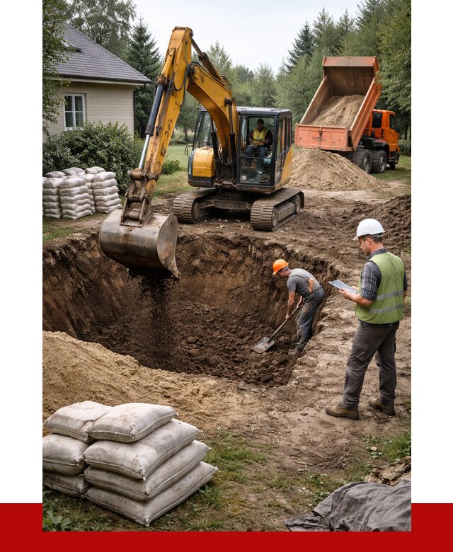 Рытье котлована в Гатчине быстро от 4624 р. ПРОНЕРУДГтч