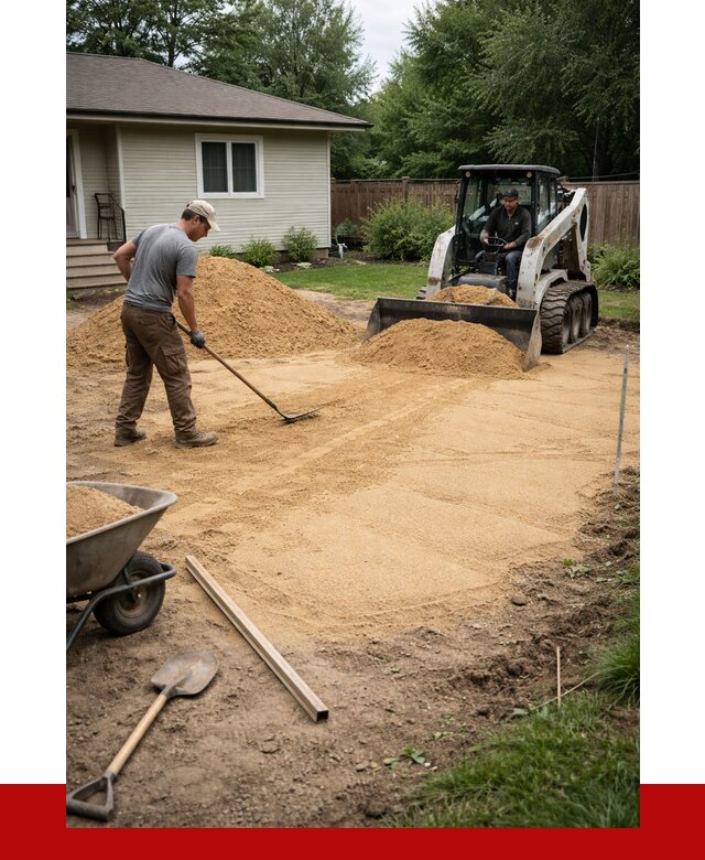 Отсыпка участка песком в Гатчине, от 2569 р., ПРОНЕРУДГтч