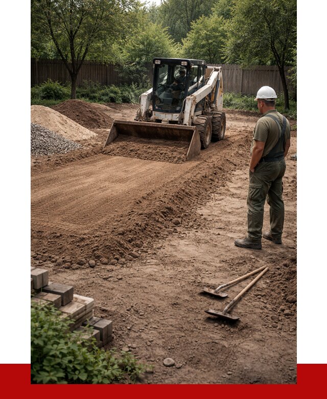 Выравнивание участка под ключ в Гатчине от 3597 р. | ПРОНЕРУДГтч