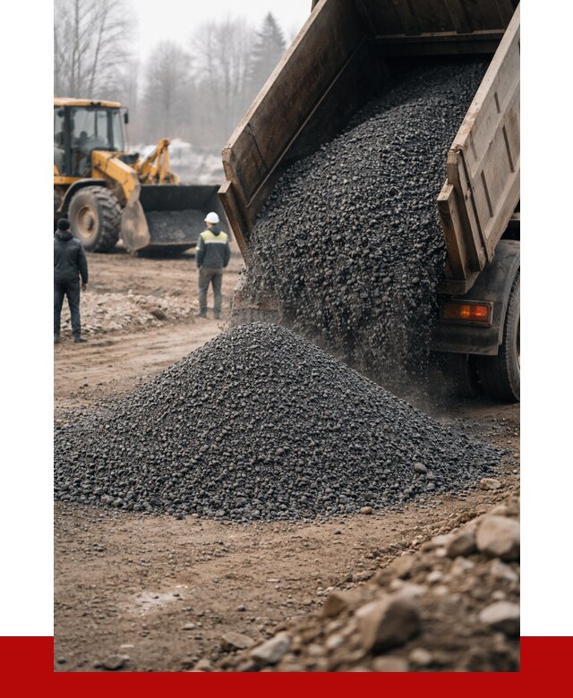 Асфальтовая крошка в Гатчине с доставкой от 1850 р. | ПРОНЕРУДГтч